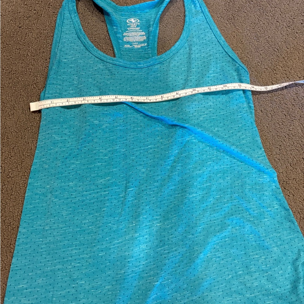 Athletic Works Turquoise Racerback Tank Top - Picture 4 of 6